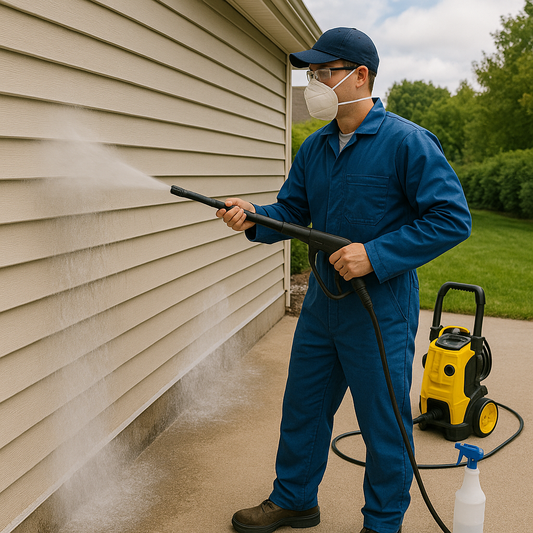 Pressure washing
